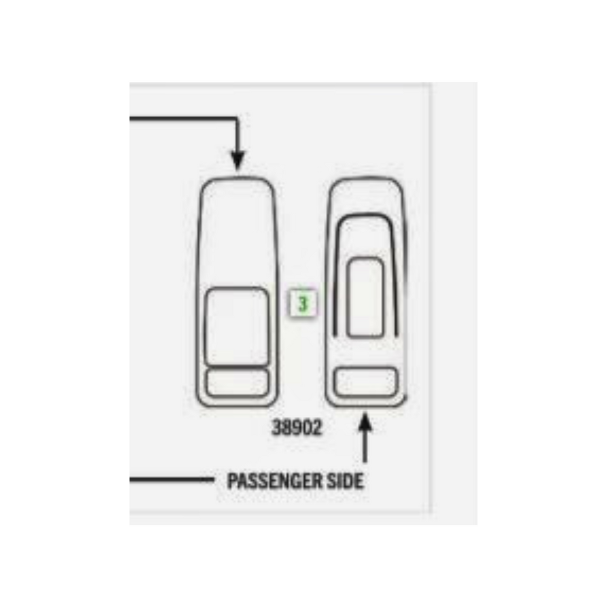 Interior Power Window Trim | No Heat and Moto Mirror | Peterbilt 567/579 | RoadWorks