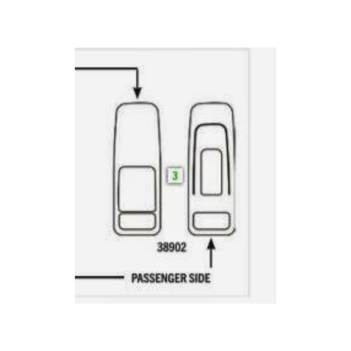 Interior Power Window Trim | No Heat and Moto Mirror | Peterbilt 567/579 | RoadWorks