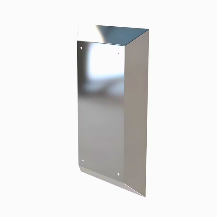 Peterbilt 579 Back of Sleeper Vent Cover | Mirror-Polished Stainless Steel | RoadWorks