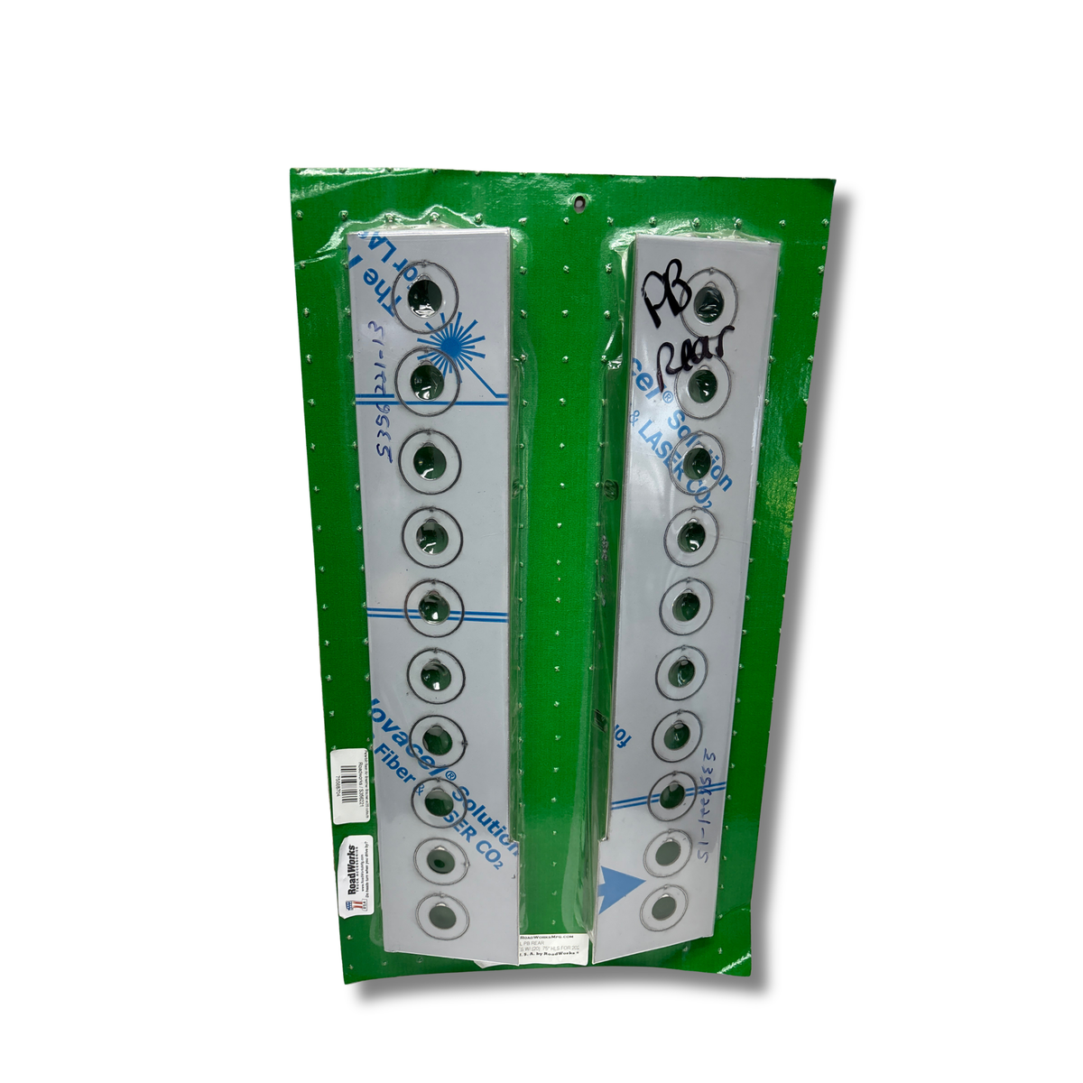 Peterbilt Rear Air Breather Brackets with 20 Light Cutouts | RoadWorks
