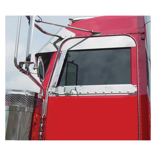 Peterbilt Top of Door Trim 5” Stainless Steel | RoadWorks