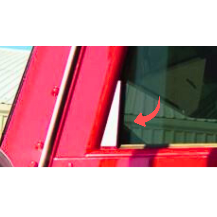 Triangular Front Corner Door Trim | Large | Peterbilt | RoadWorks
