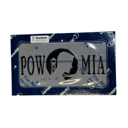 POW/MIA License Plate | Black | RoadWorks