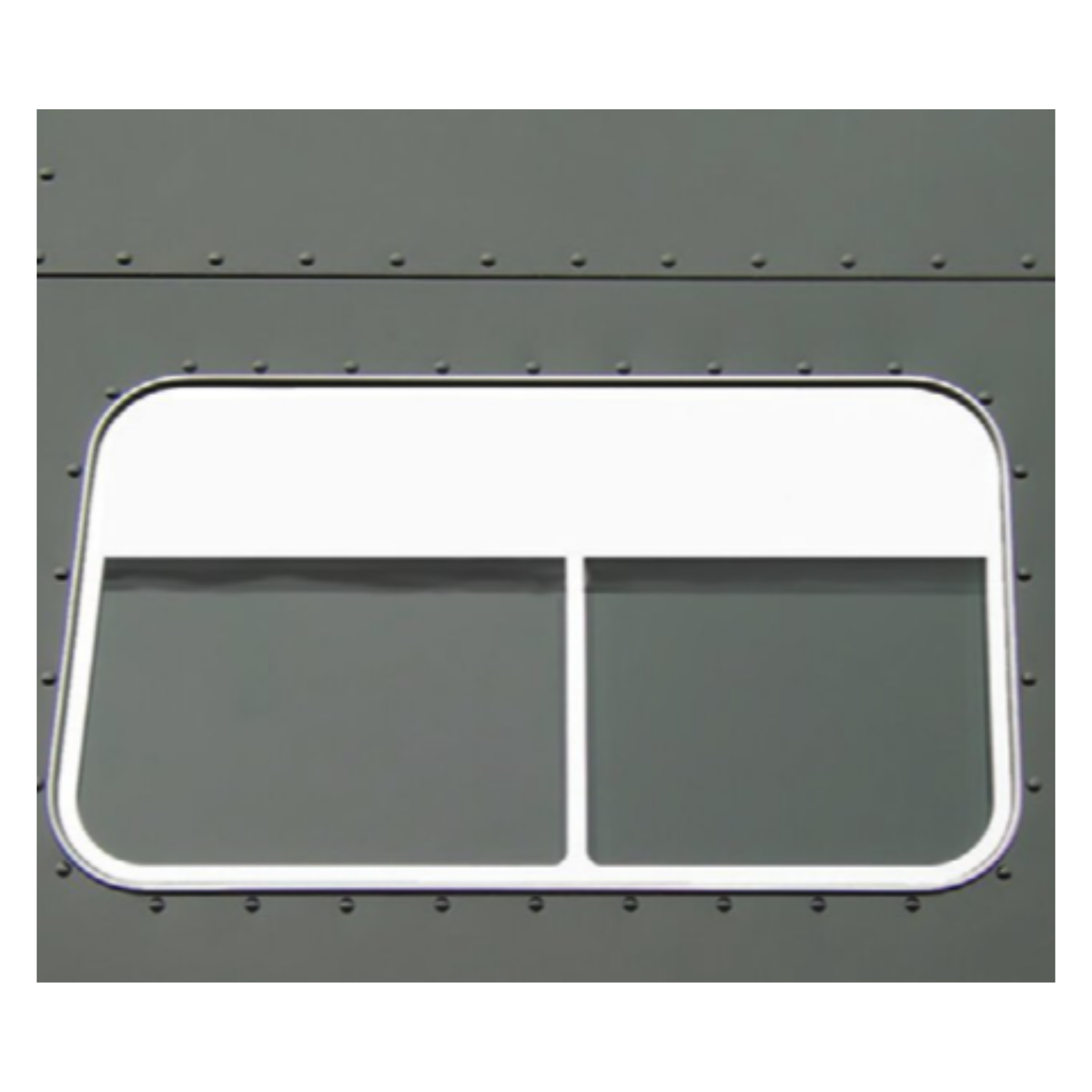 Stainless Steel 5” Chop Tops for Peterbilt 70” Side Sleeper Windows | RoadWorks