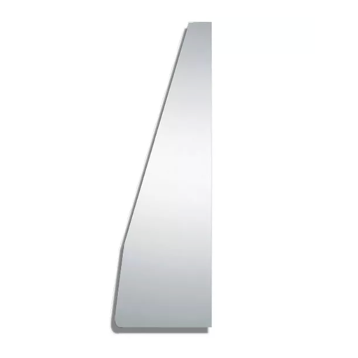 Kenworth End Dash Trim Panel | Passenger Side | Mirror-Polished Stainless Steel | RoadWorks