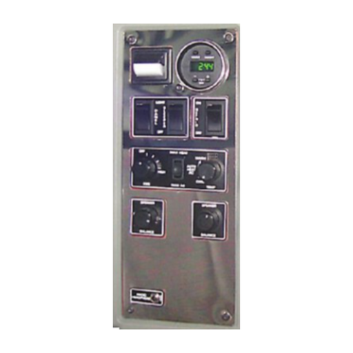 Stainless Steel Kenworth Driver Side Studio Sleeper Control Panel Up to 2004 | Driver Side | RoadWorks