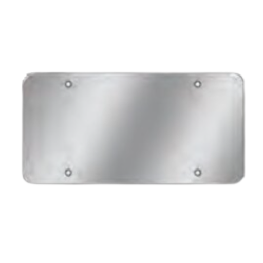 Stainless Steel Vanity Plate | Polished Finish | RoadWorks