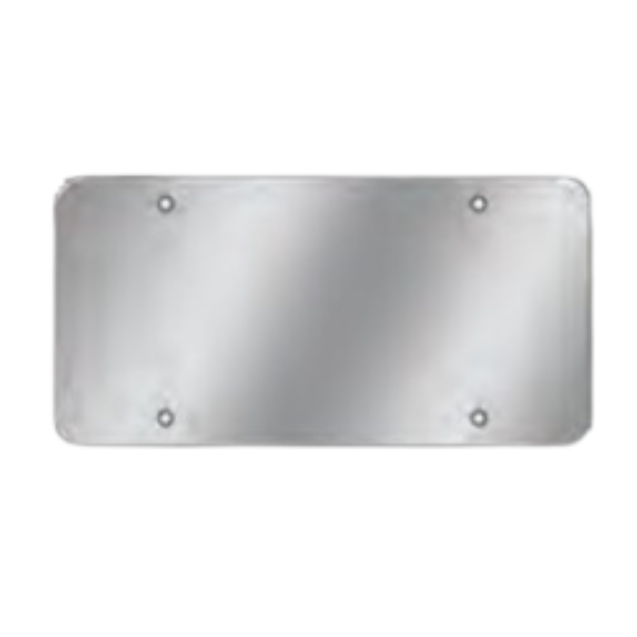 Stainless Steel Vanity Plate | Polished Finish | RoadWorks