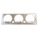 A/C and Heater Control Plate | Stainless Steel Engraved Dash Panel Trim | Rockwood