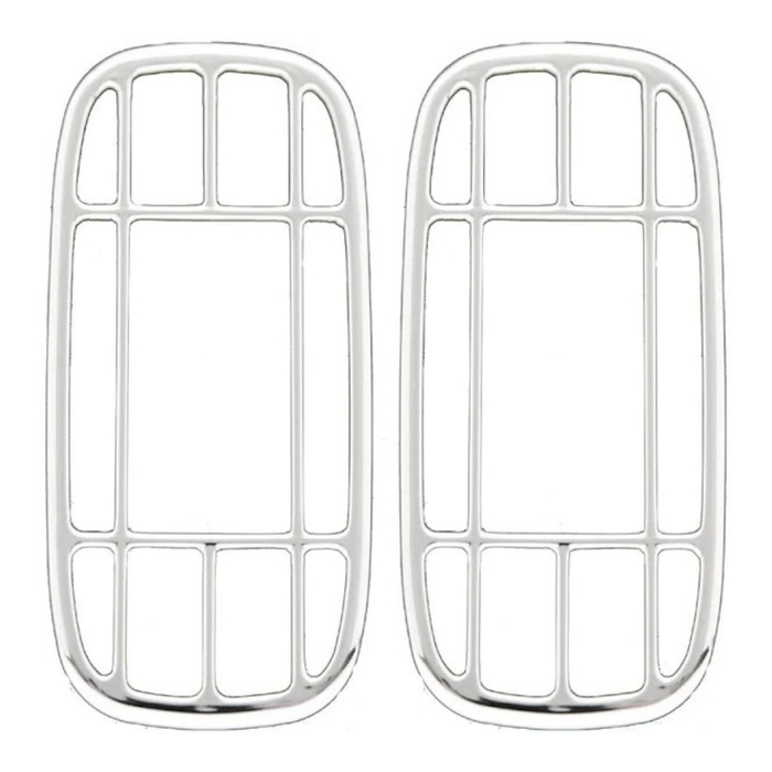 Chrome Window Defroster Vent Covers 2 Pack | Chrome Plated Interior Trim | Rockwood