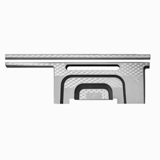 Diamond Pattern Dashboard Panel Molding Trim Horizontal | Stainless Steel 4 Piece Set | Rockwood