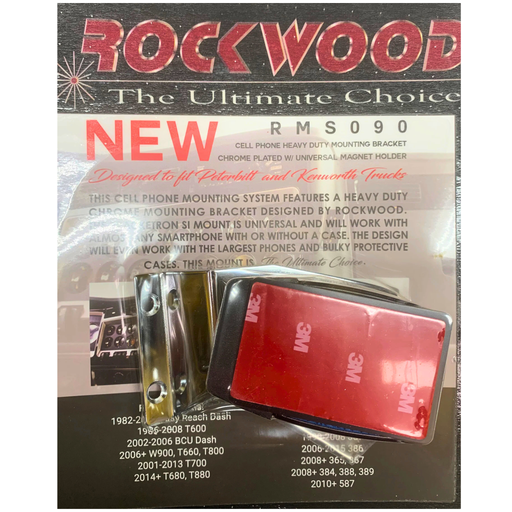 Heavy Duty Cell Phone Mounting Bracket | Chrome Plated Magnetic Holder | Rockwood