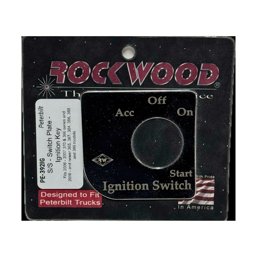 Ignition Key Switch Plate for Peterbilt | Rockwood