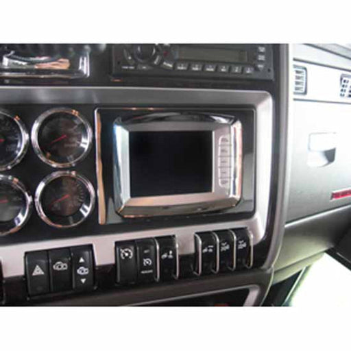 Kenworth Factory GPS Navigation Cover for 2006 to 2011 | Chrome Plastic | Rockwood