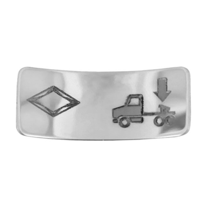 Stainless Steel Horizontal Air Switch Rocker Cover | Air Suspension Control | Rockwood