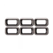 Chrome Rocker Switch Cover 6 Pack | Plain Style Interior Dash Trim | Rockwood