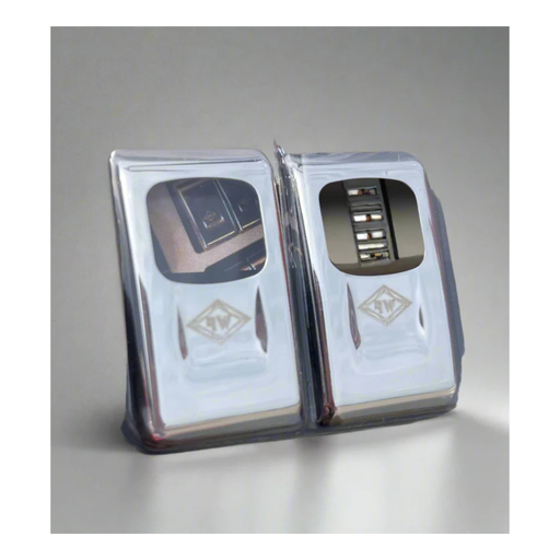 Stainless Steel Actuator Button Cover One Cut Out | Rockwood