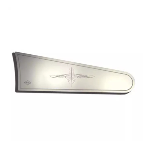 Top Pocket Dashboard Insert with E2 Flourish Engraving | Stainless Steel Interior Trim | Rockwood