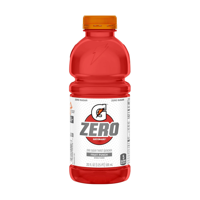 Gatorade Zero 20 oz Sports Drink | Fruit Punch | Gatorade