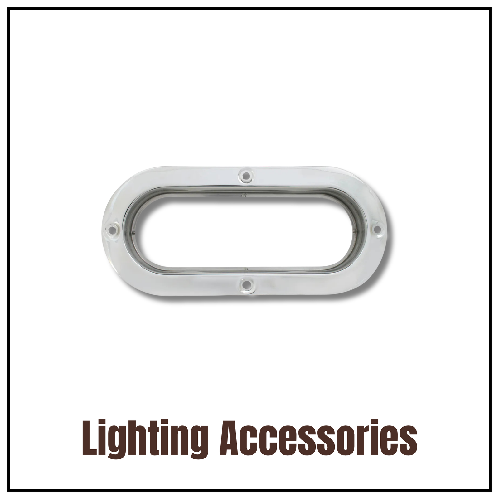 Lighting accessories for semi trucks including wiring harnesses, pigtails, grommets, bezels, mounting brackets, and installation hardware.
