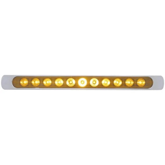 11 LED 17" Turn Signal Light Bar With Bezel - The New Vernon Truck Wash