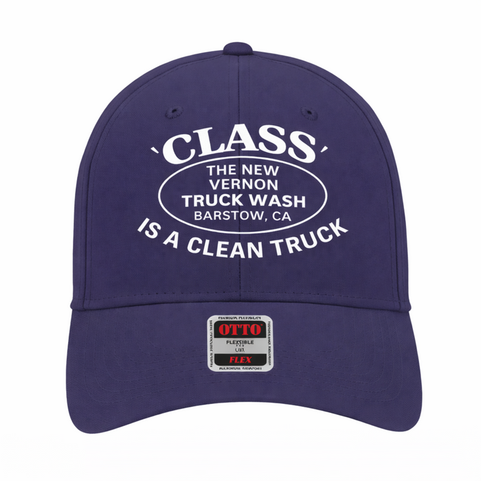 Flex Fit Hat in Dark Blue | The New Vernon Truck Wash