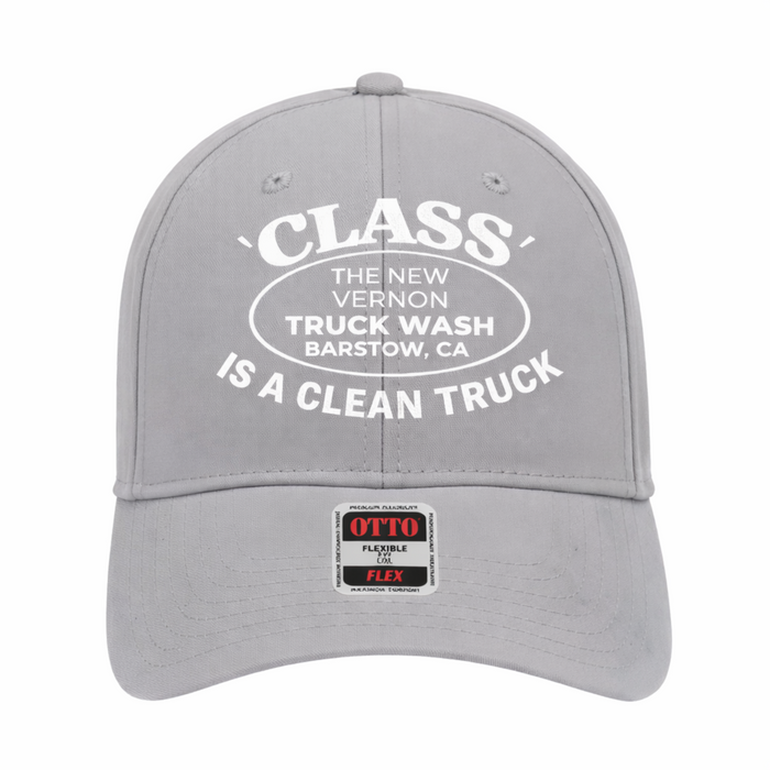 Flex Fit Hat in Gray | The New Vernon Truck Wash
