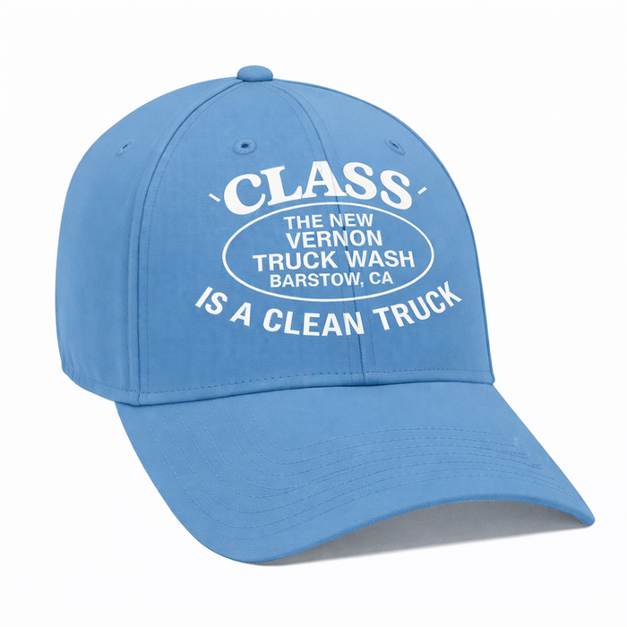 Flex Fit Hat in Light Blue | The New Vernon Truck Wash