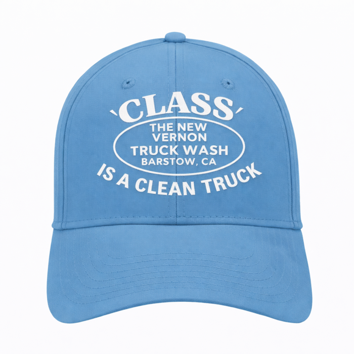 Flex Fit Hat in Light Blue | The New Vernon Truck Wash