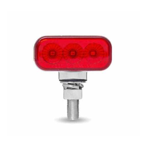 1.5 x 3 Inch Amber Red Mini Double Face Rectangular LED Marker Light | Trux Accessories