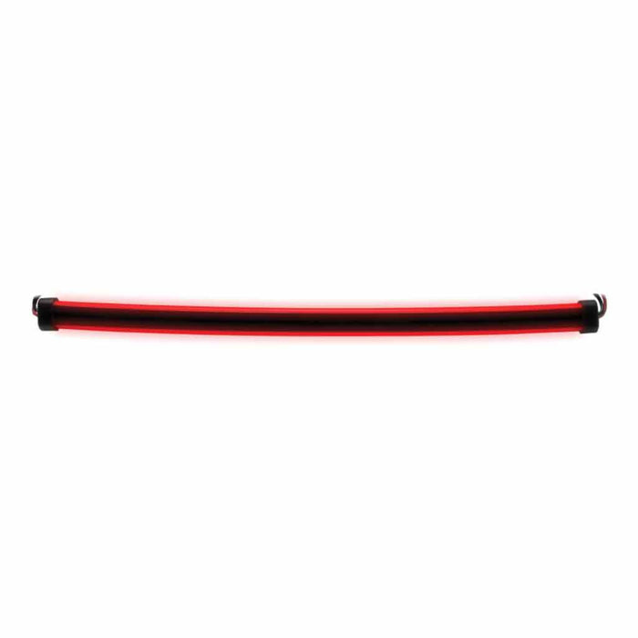 12″ Clear Red Auxiliary Glow Strip LED Light | 60 Diodes | Trux Accessories