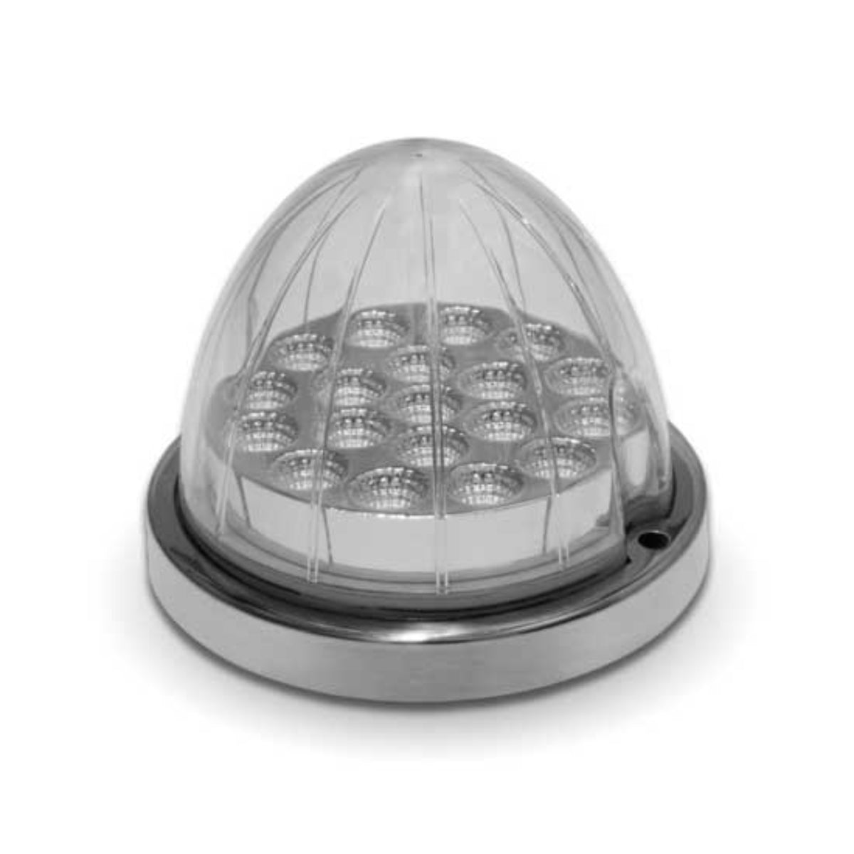 19 Diode Watermelon Clearance Marker LED Light Clear Lens Amber Light | Trux Accessories