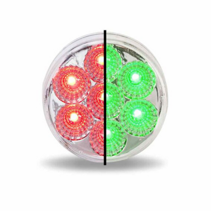 Trux Accessories 2 Inch Dual Revolution LED Light Red to Green | Trux Accessories