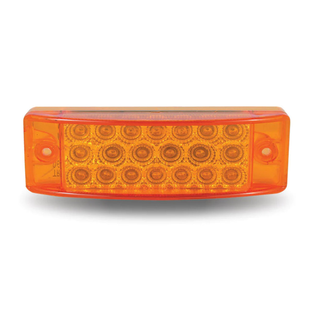 2 Inch x 6 Inch Rectangle Marker Clearance LED Light Amber 20 Diodes | Trux Accessories