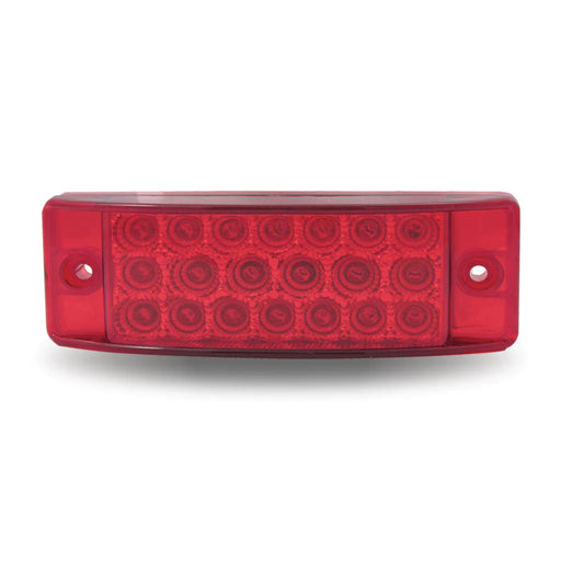 2 Inch x 6 Inch Rectangle Marker Clearance LED Light Red 20 Diodes | Trux Accessories