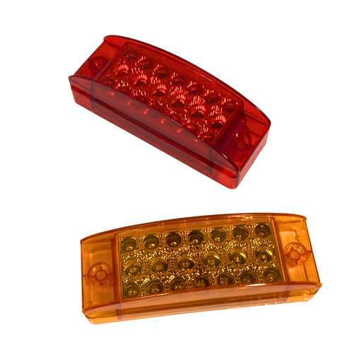 2 Inch x 6 Inch Rectangle Marker Clearance LED Light 20 Diodes | Trux Accessories