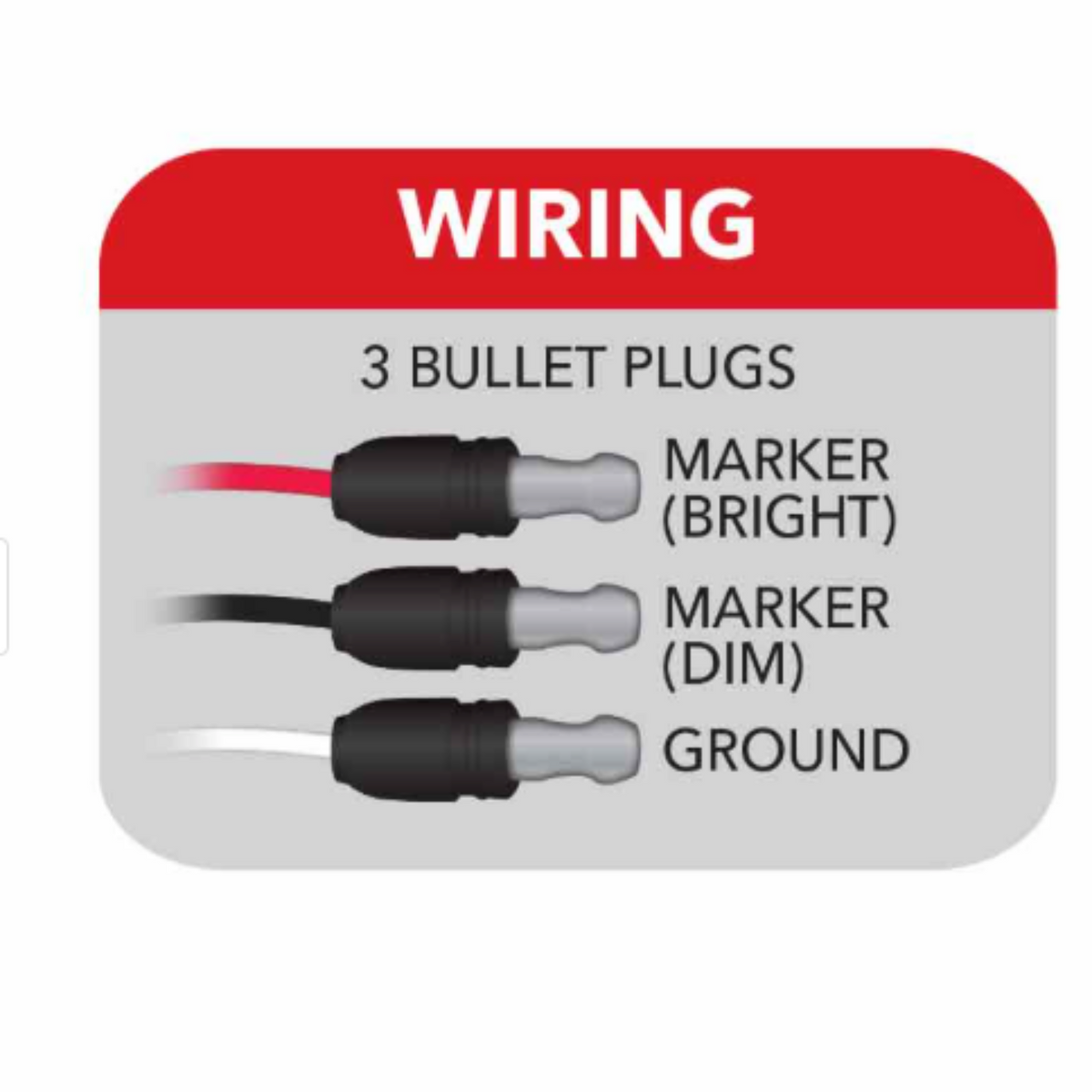 3/4 Inch Amber Oval LED Marker Light 2 Diodes DOT Compliant | Trux Accessories
