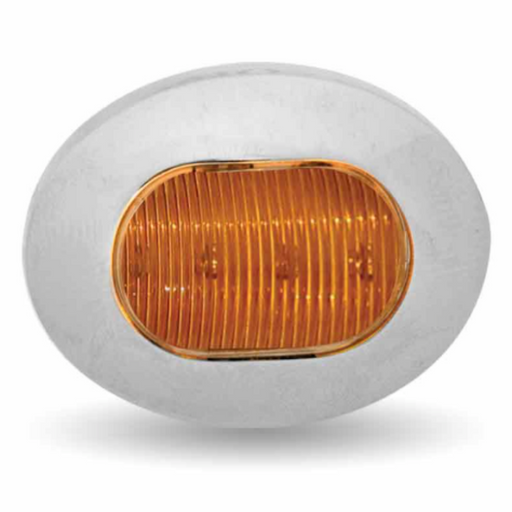 3/4 Inch Amber Oval LED Marker Light 2 Diodes DOT Compliant | Trux Accessories