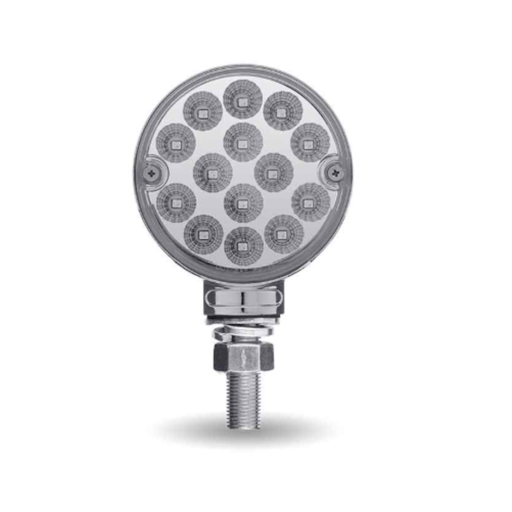 3 Inch Amber Red to Blue Dual Revolution Mini Double Face LED Light | Trux Accessories