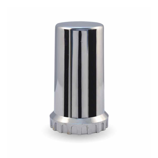 4 Inch Chrome ABS Plastic Thread On Long Lug Nut Cover with Flange 33mm | Trux Accessories