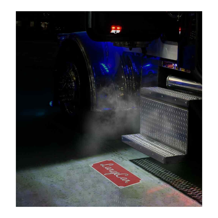 6 Color LED Projector Door Logo Light Large Car Rectangle Passenger Side | Trux Accessories