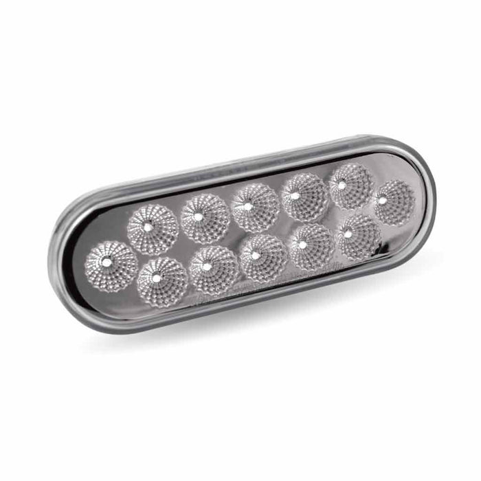 6 Inch Amber Turn Marker to Amber Strobe Oval LED Light 12 Diodes | Trux Accessories