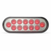 6 Inch Red to Purple Dual Revolution Oval LED Light | Trux Accessories