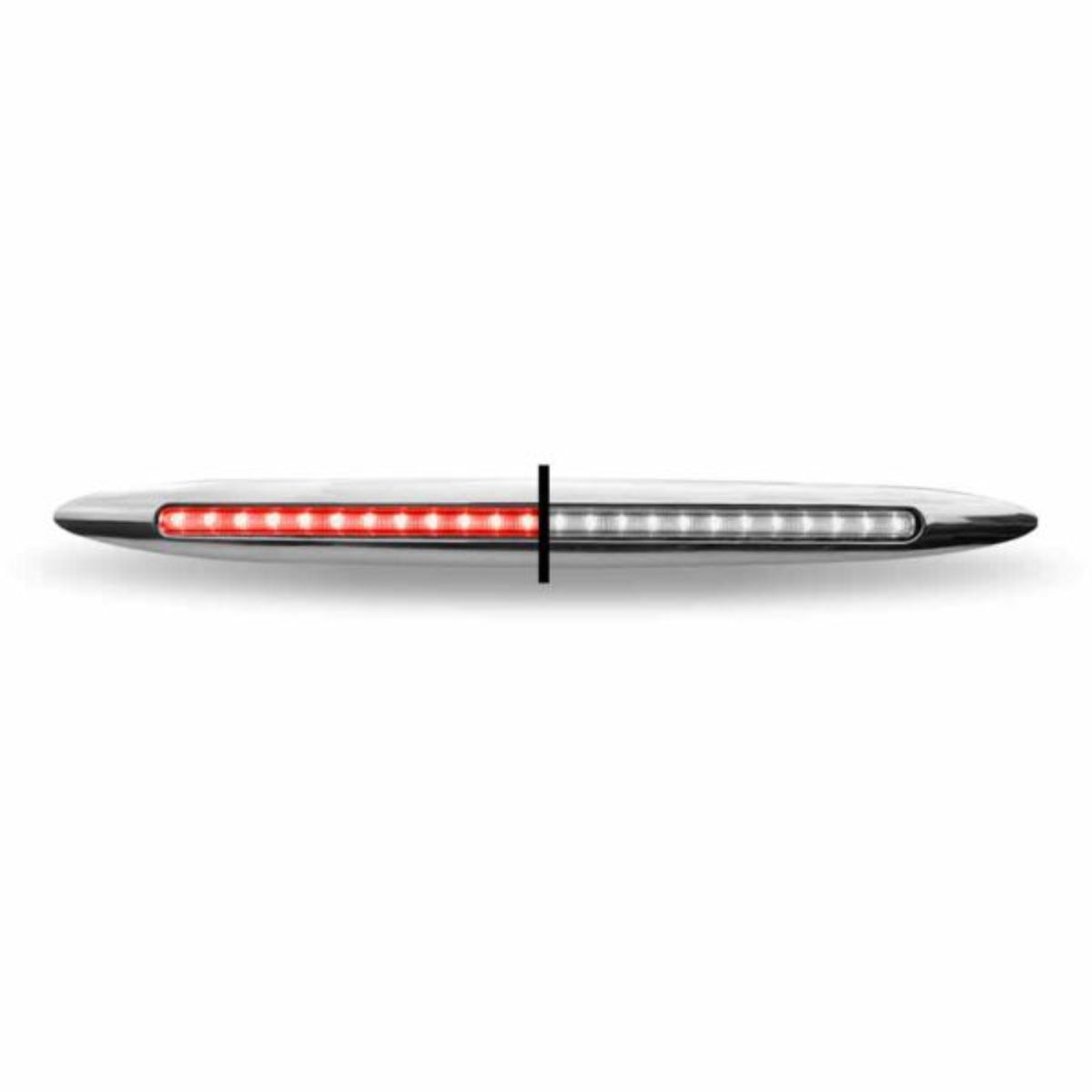 6 Inch Red Marker to White Auxiliary Slim Flatline LED Light 9 Diodes | Trux Accessories
