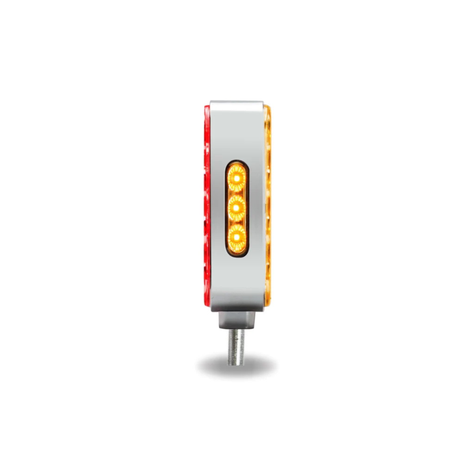 Double Post Amber Red Double Face Square Turn and Marker Light | Trux Accessories