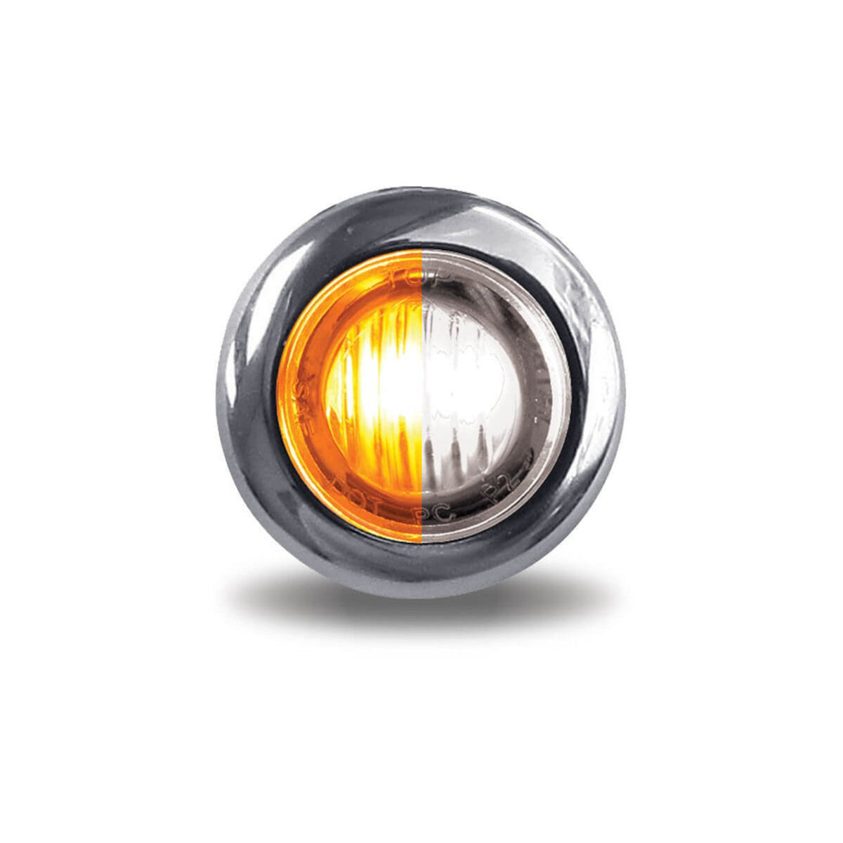 Amber Marker to White Auxiliary LED Light | 3/4″ | 2 Diodes | Trux Accessories