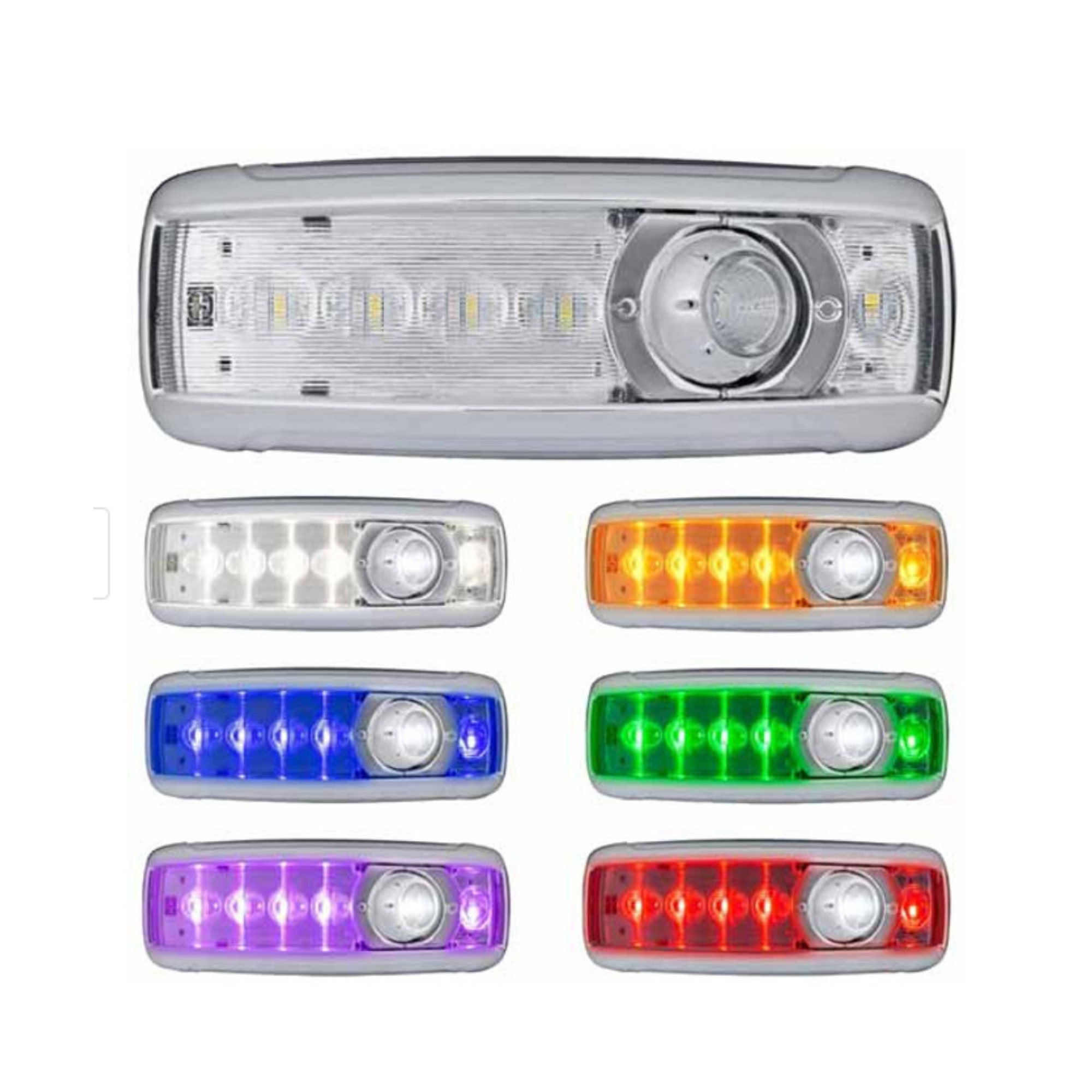 Trux Accessories -Kenworth Over Door Light 6 Color LED for T680