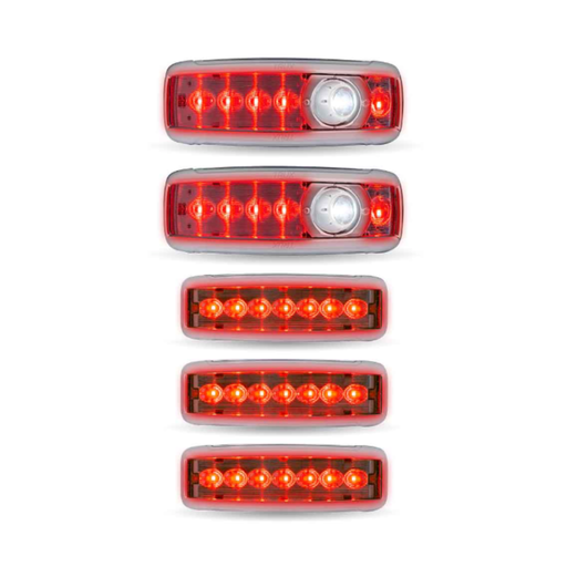 LED Interior Projector Dome 7 Color Cab and Sleeper Lighting Kit for Kenworth T680 T880 | Trux Accessories