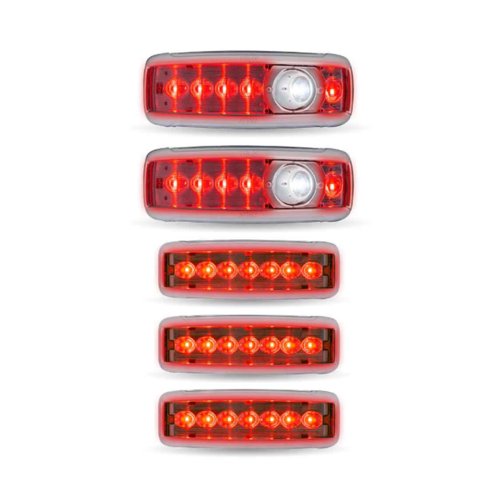 LED Interior Projector Dome 7 Color Cab and Sleeper Lighting Kit for Kenworth T680 T880 | Trux Accessories