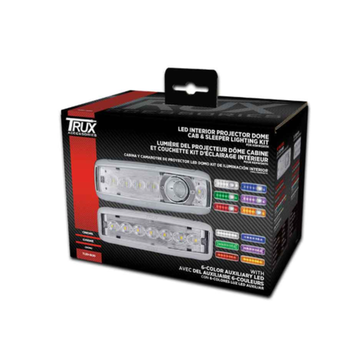 LED Interior Projector Dome 7 Color Cab and Sleeper Lighting Kit for Kenworth T680 T880 | Trux Accessories